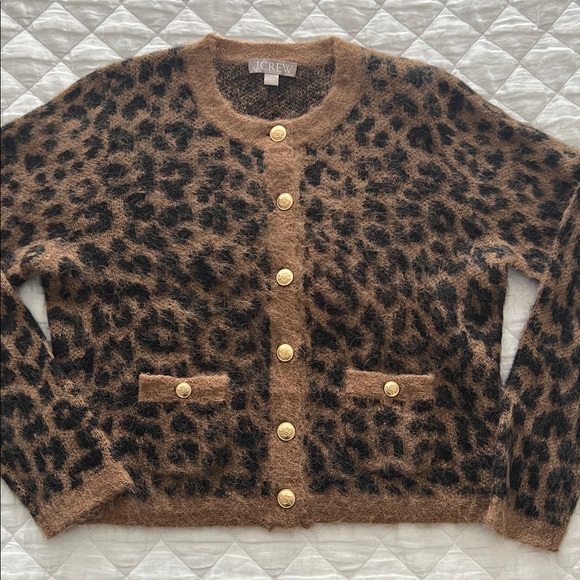 NWOT J Crew Brushed Sweater Lady Jacket - Picture 5 of 7